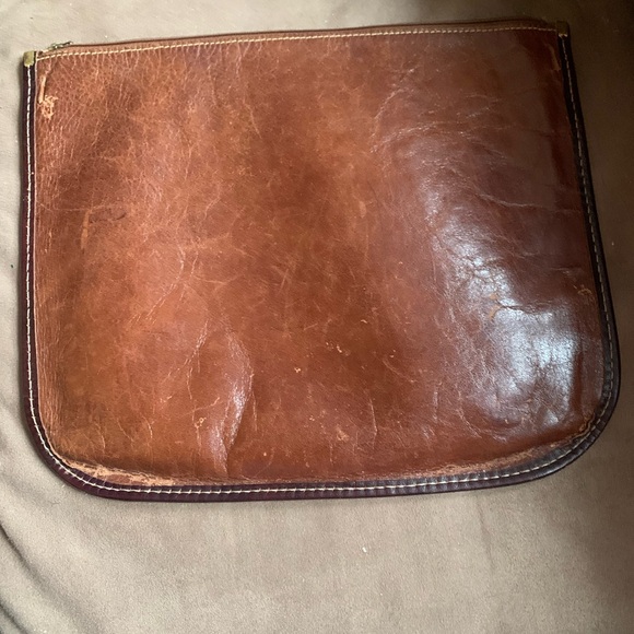 Brahmin Brown Croc-Embossed Tote - Picture 8 of 10